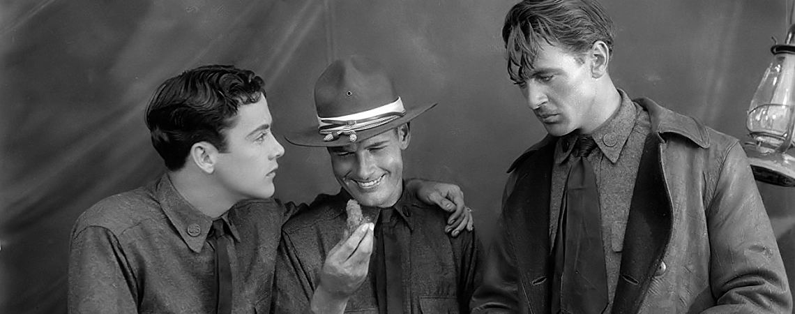 Charles 'Buddy' Rogers, Gary Cooper, Richard Arlen | "Wings" (1927) *
