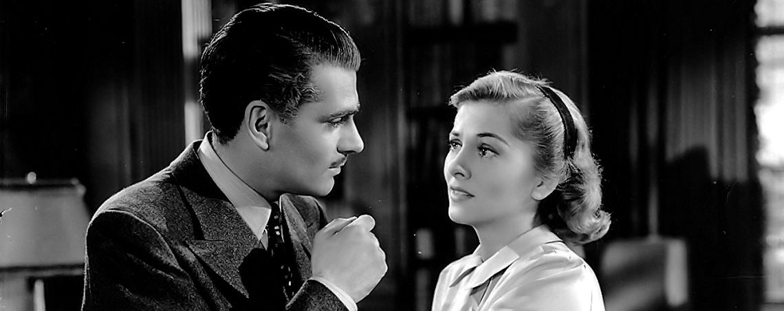 Joan Fontaine, Laurence Olivier | "Rebecca" (1940)