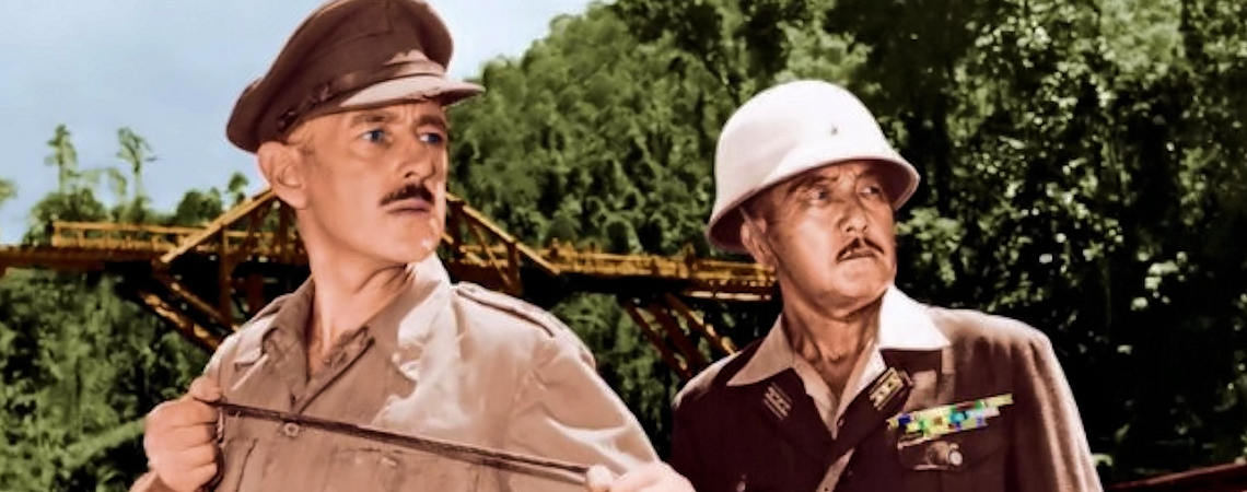 Alec Guinness, Sessue Hayakawa | "The Bridge on the River Kwai" (1957)