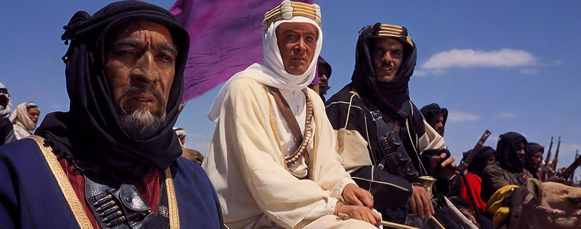 Anthony Quinn, Peter O'Toole, Omar Sharif | "Lawrence of Arabia" (1962)