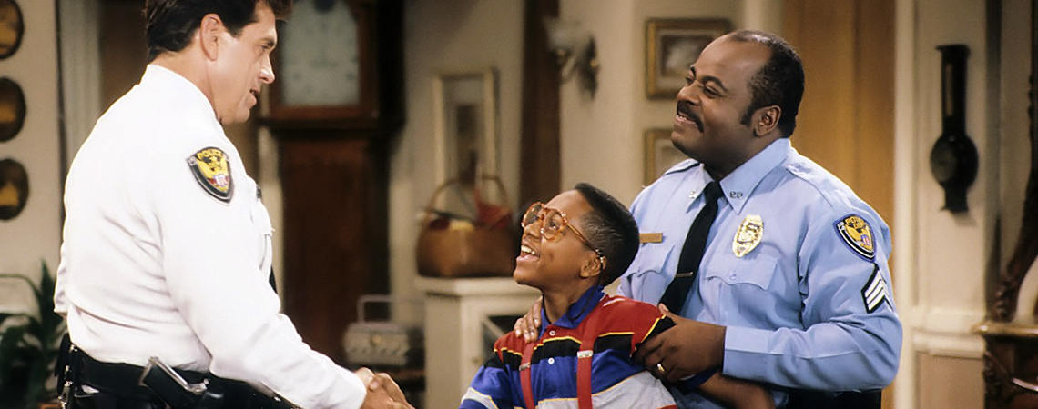 Barry  Jenner, Jaleel White, Reginald VelJohnson | "Family Matters" (1989) **