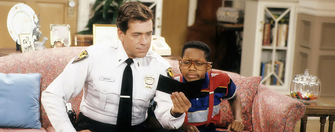 Barry  Jenner, Jaleel White | "Family Matters" (1989) **