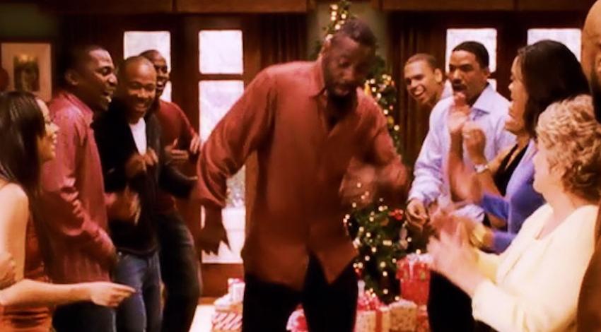 Idris Elba in the Dance Line | "This Christmas" (2007)