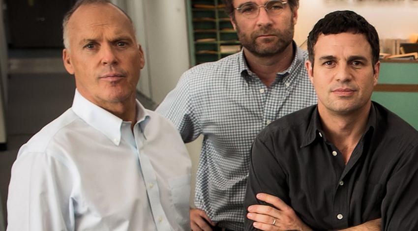 Michael Keaton, Liev Schreiber, Mark Ruffalo | "Spotlight" (2015)