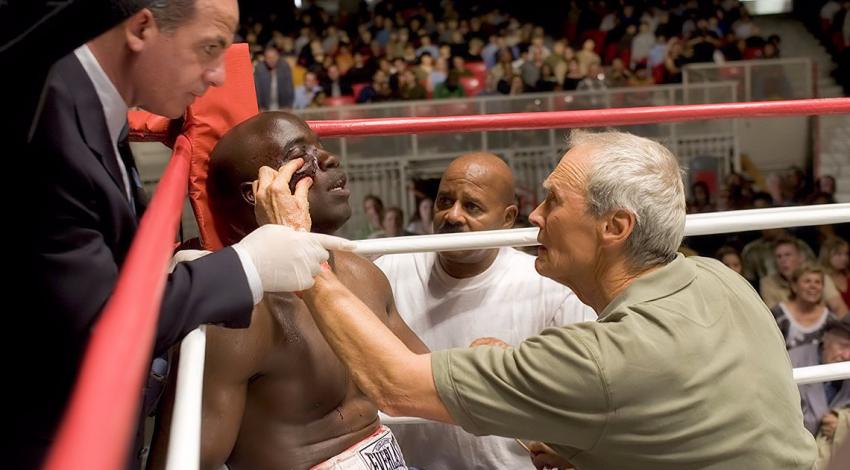 Clint Eastwood, Mike Coulter | "Million Dollar Baby" (2004) *