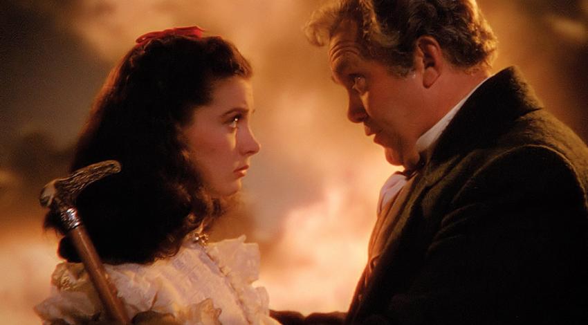 Vivien Leigh, Thomas Mitchell | "Gone with the Wind" (1939) *