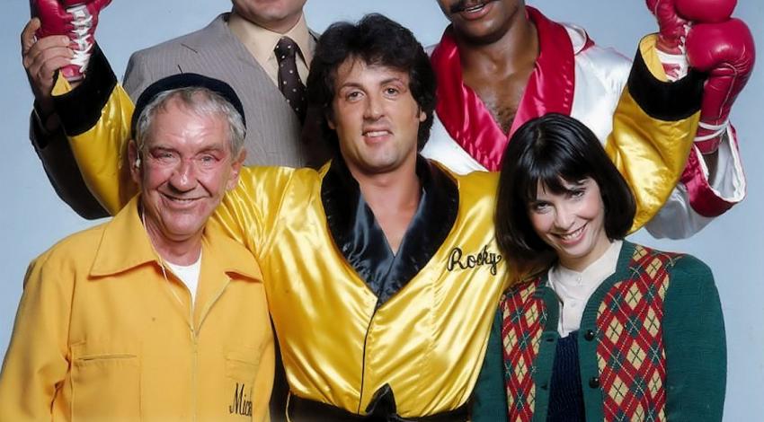 Burgess Meredith, Burt Young,  Sylvester Stallone, Carl Weathers, Talia Shire | "Rocky" (1976)
