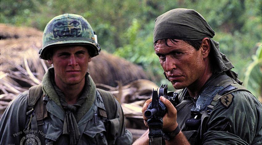 Mark Moses, Tom Berenger | "Platoon" (1986) *