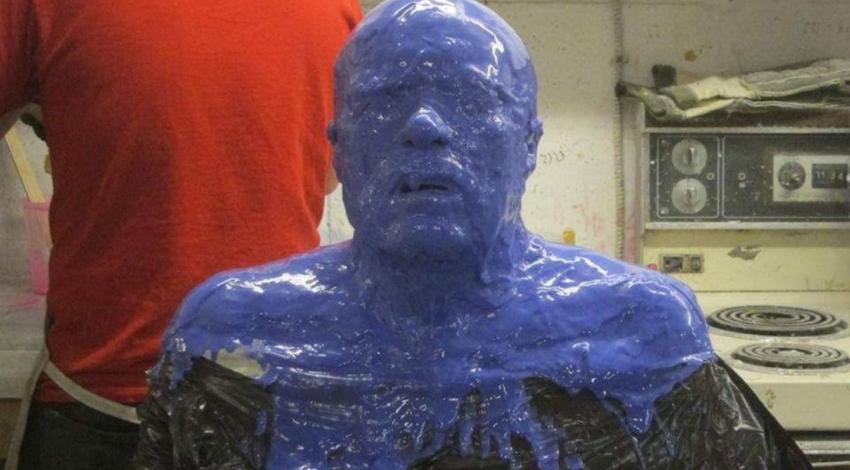 Art Hindle getting into character as Mitchell | "The Void" (2016)